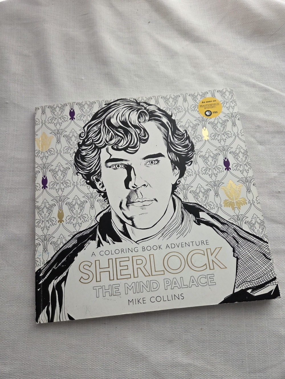 Sherlock: The Mind Palace Coloring Book , One Page Coloured